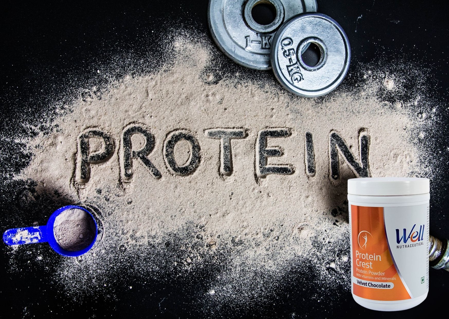 Well Protein Crest Powder Benefits In Hindi Modicare Product