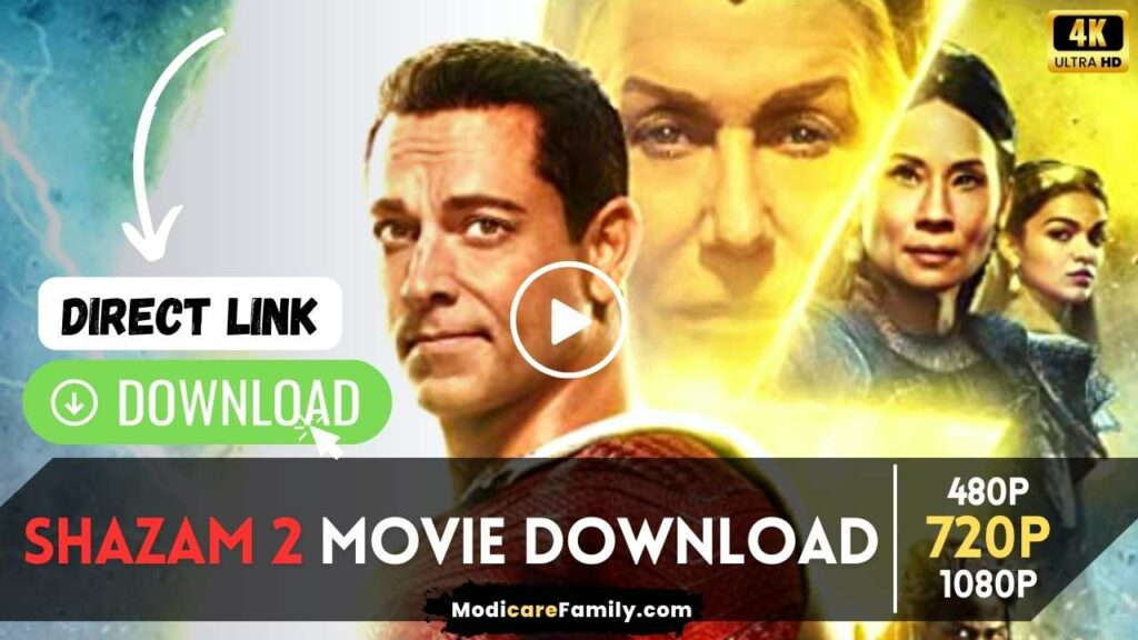 Shazam 2 Movie Download Filmyzilla