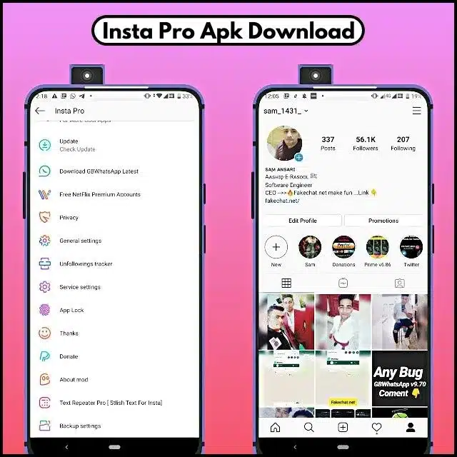 Insta Pro Apk, insta pro 2, instagram pro apk